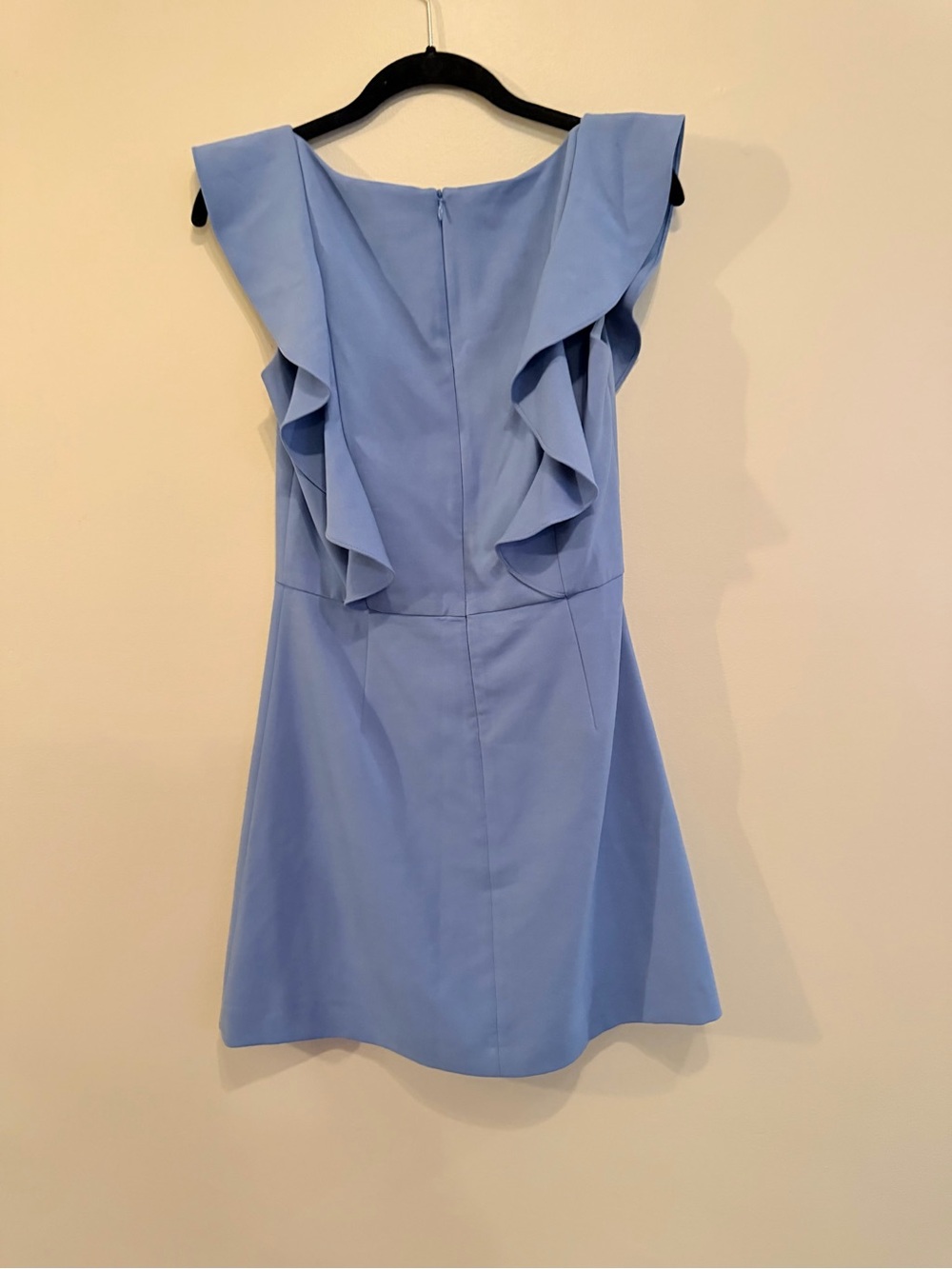 French Connection Blue Ruffle Dress - Picture 4 of 4